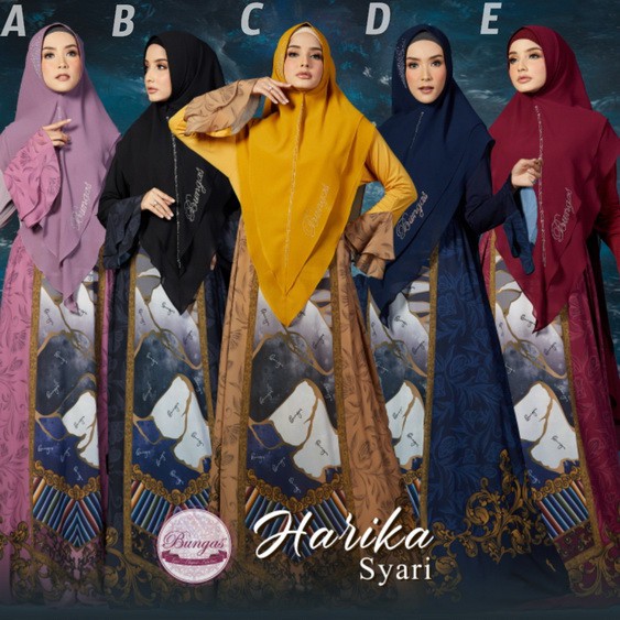 Gamis HARIKA Original by BUNGAS