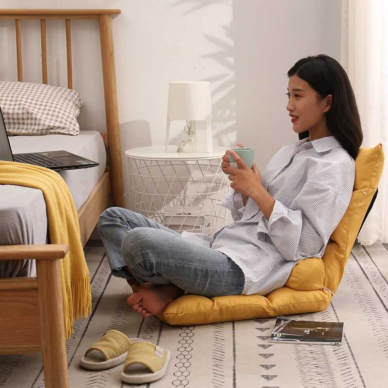 COD Kursi Lipat Folding Lounger Home Lazy Sofa 6 Grids