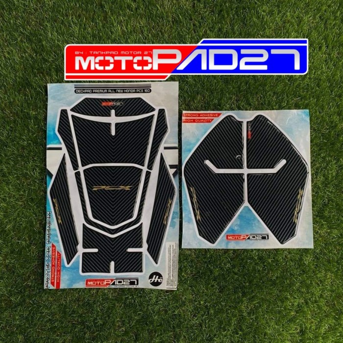 stiker sticker tankpad full set resin NEW PCX 160 HQ PREMIO - Putih