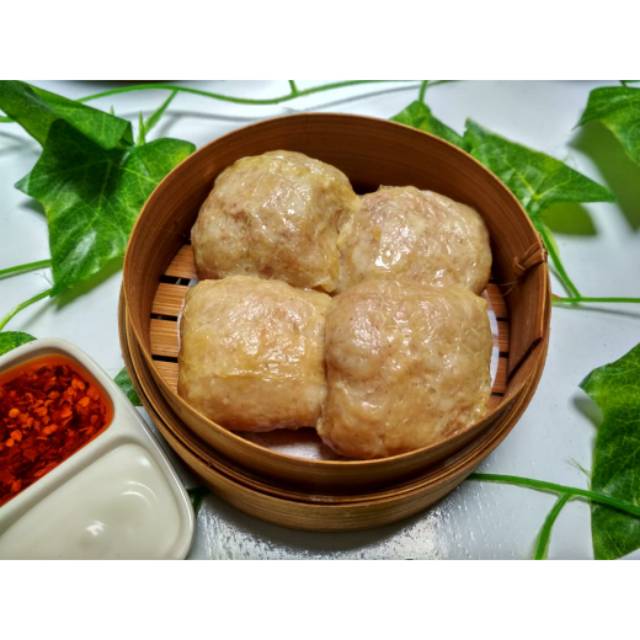 

Frozen Dimsum Lumpia Kulit Tahu Udang isi 4 pcs