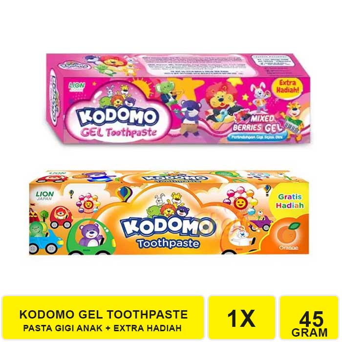 KODOMO PASTA GIGI GEL GRATIS MAINAN ANAK