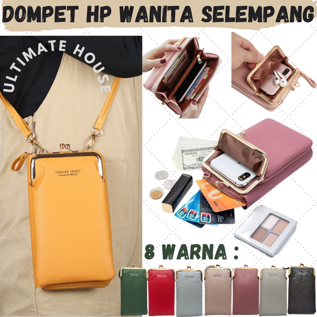 Dompet HP Cewek Tas Dompet Handphone Tas Selempang Wanita Multifungsi