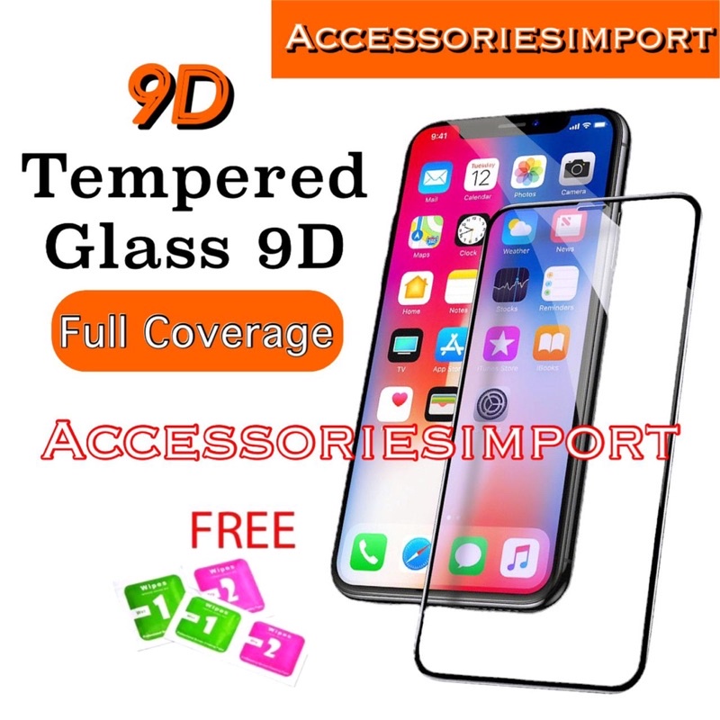 Iphone X/ XS/ XR/ XS MAX/ Iphone 6/ 6S/ 6+/ 6S+/ Iphone 7/ 7+/ Iphone 8/ 8+/ Tempered Glass Full 9D