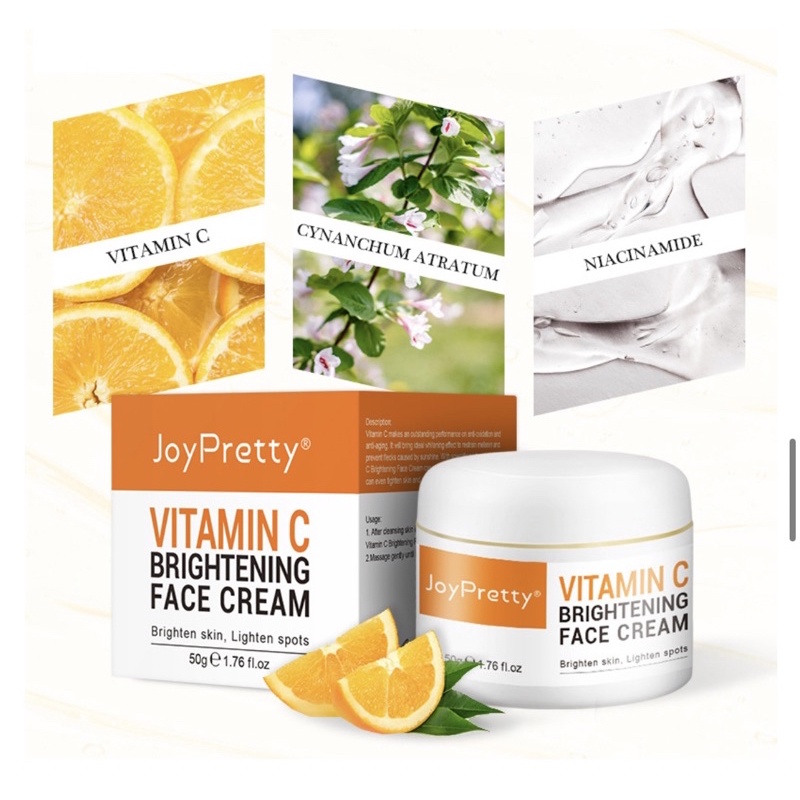 Joypretty Vitamin C Brightening Face Day Cream / Krim Siang 50g