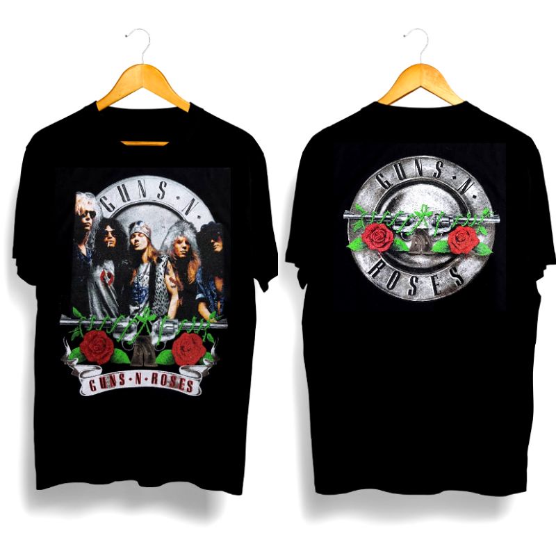 kaos pria/GUNS AND ROSES PHOTO/kaos band