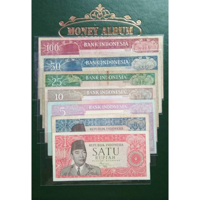 Uang kuno set sukarno 1960