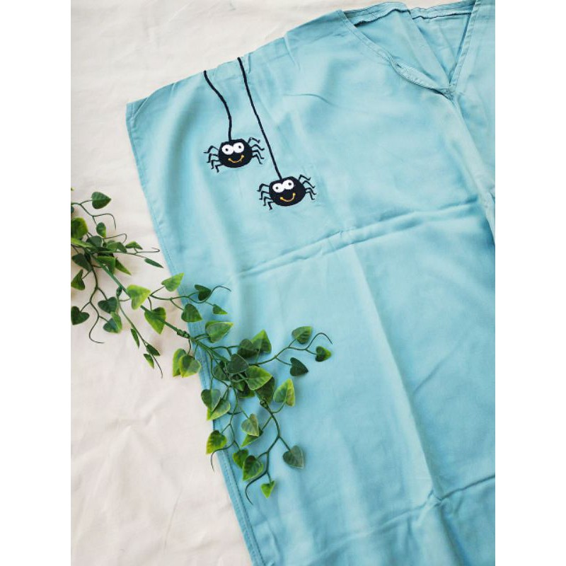 spider dress terusan bordir |embroidery dress LD 150cm LD 140cm LD 130cm LD 120cm LD 110cm LD 100cm