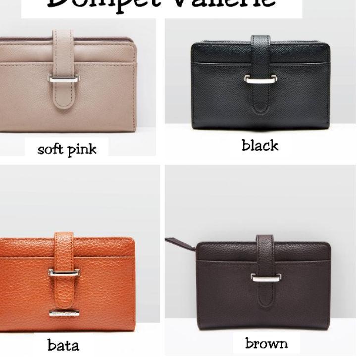 Terbaru.. DOMPET VALLERIE : SOFT PINK / BLACK / BATA / BROWN : SOPHIE MARTIN PARIS PROMO LIPAT KECIL
