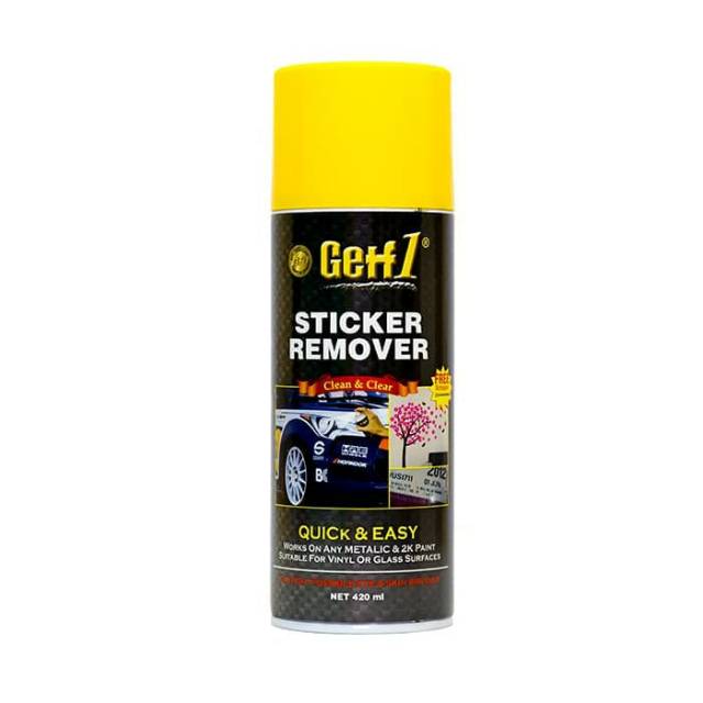 

Getf1 STICKER REMOVER - Clean & Clear - 420 ML