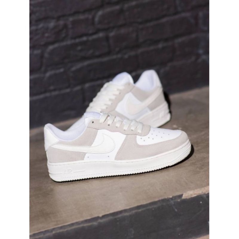 Sepatu Air Force 1 Low Grey Sol Cream Original Premium BNIB Full Tag