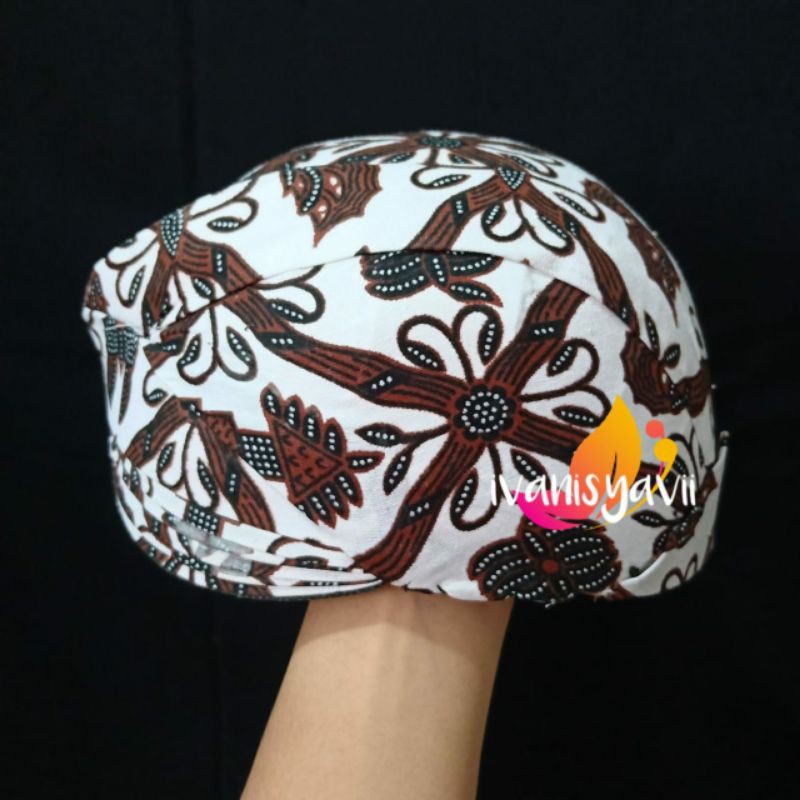 Blangkon SOLO/ SUNDA Polos, Motif Sido Mulyo