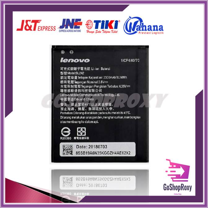 BATERAI BATRE LENOVO BL242 A6000 BATRAI PACK ORI