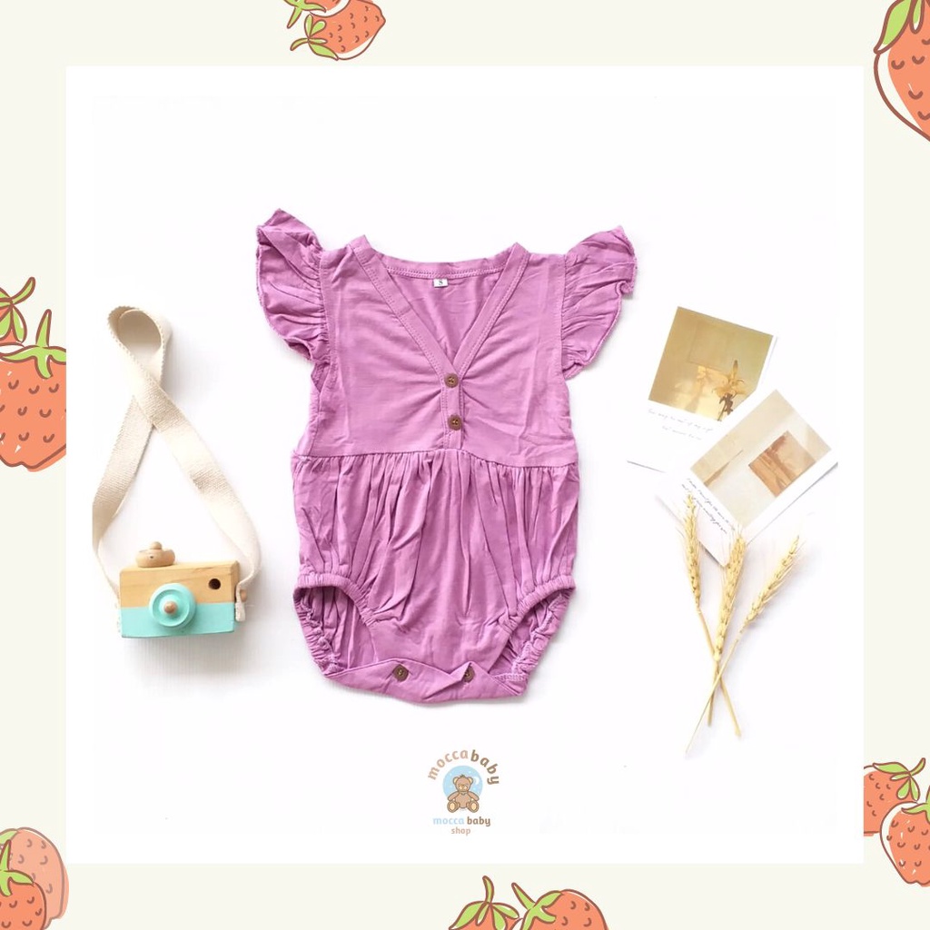 MBSS - JUMPER BABY RUFFLE / Dress Bayi Perempuan / Baju Bayi Cewek / Pakaian Bayi Perempuan Lucu