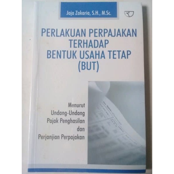 

BUKU PERLAKUAN PERPAJAKAN TERHADAP BENTUK USAHA TETAP