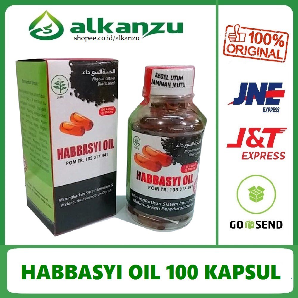 Habbasy Oil HNU 100 Kapsul Habbatussauda Oil