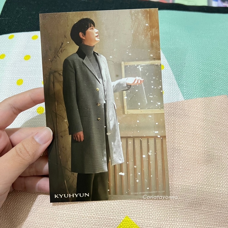 4x6 photo kyuhyun md callin special single album super junior the road winter for spring