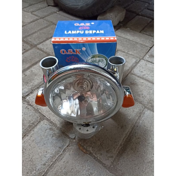 lampu depan cb pangkon lampu stanlis reteng diamond plastik