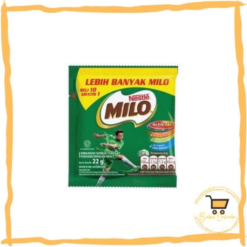 

Milo Activ-Go Sachet (22gr × 11pcs)