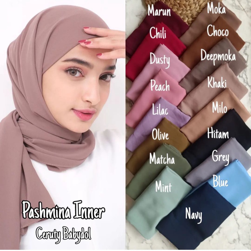 pashmina inner pashmina pastan ciput