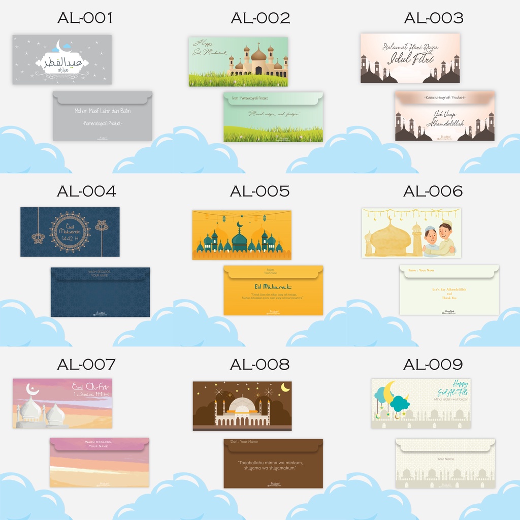 

Amplop / Angpau Lebaran Custom Landscape