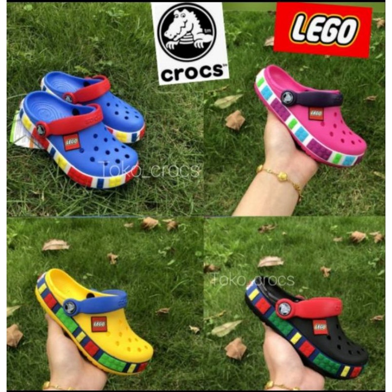 Crocs anak lego / kids junior / Sandal anak Crocs / Sandal Crocs Anak