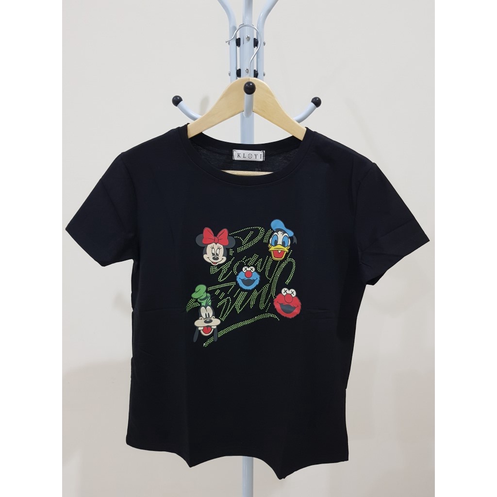 Kloyi Kaos Sablon Blink-blink Disney Import Malaysia KL005