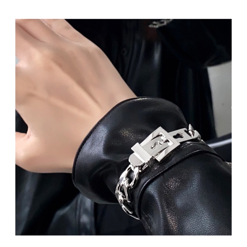 Metal Strap Bracelet Accessories Hip-hop Punk Simple