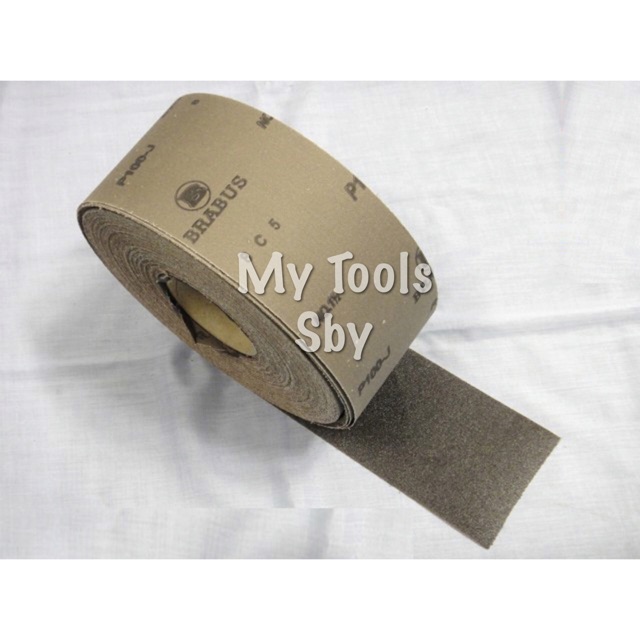 Amplas / Kertas Gosok Roll Brabus Grit Lengkap