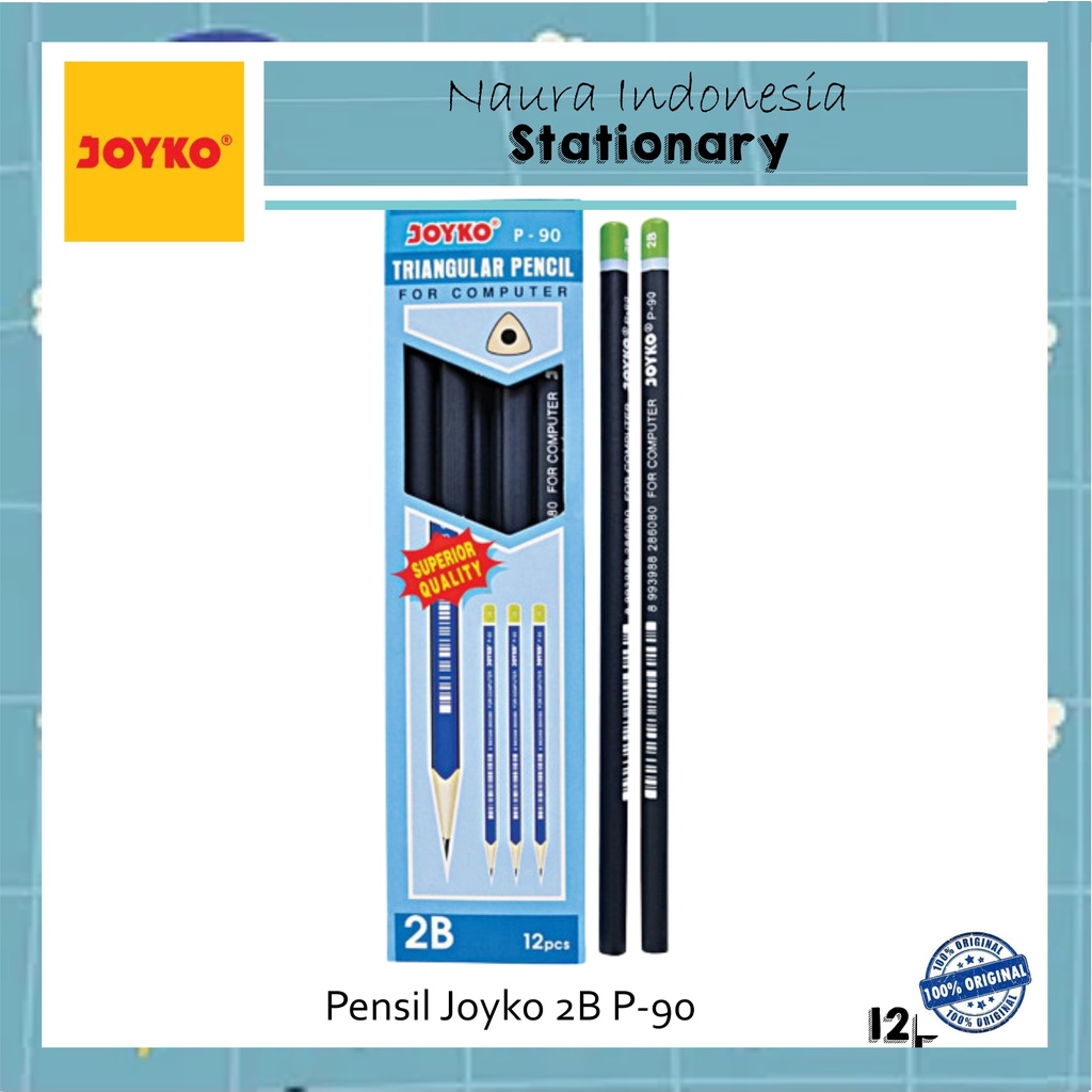 

[1 PACK] PENSIL JOYKO 2B P-90 | JOYKO P-90 | PENSIL 2B P-90 (12pcs)