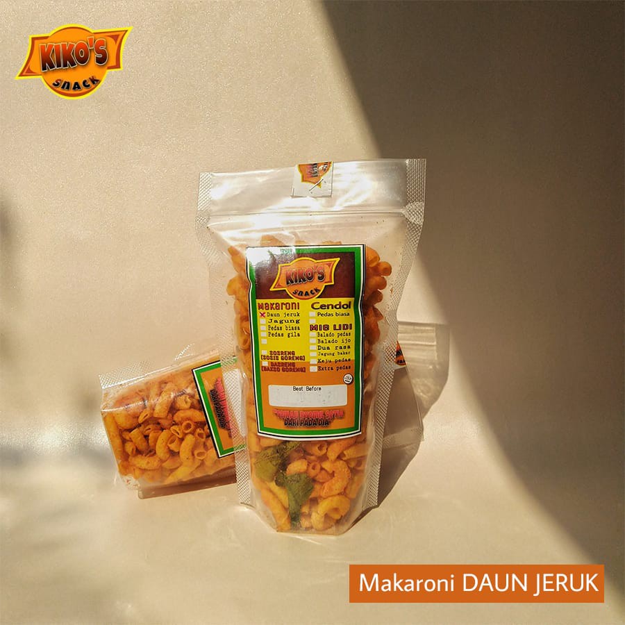 

Kiko's snack makaroni daun jeruk