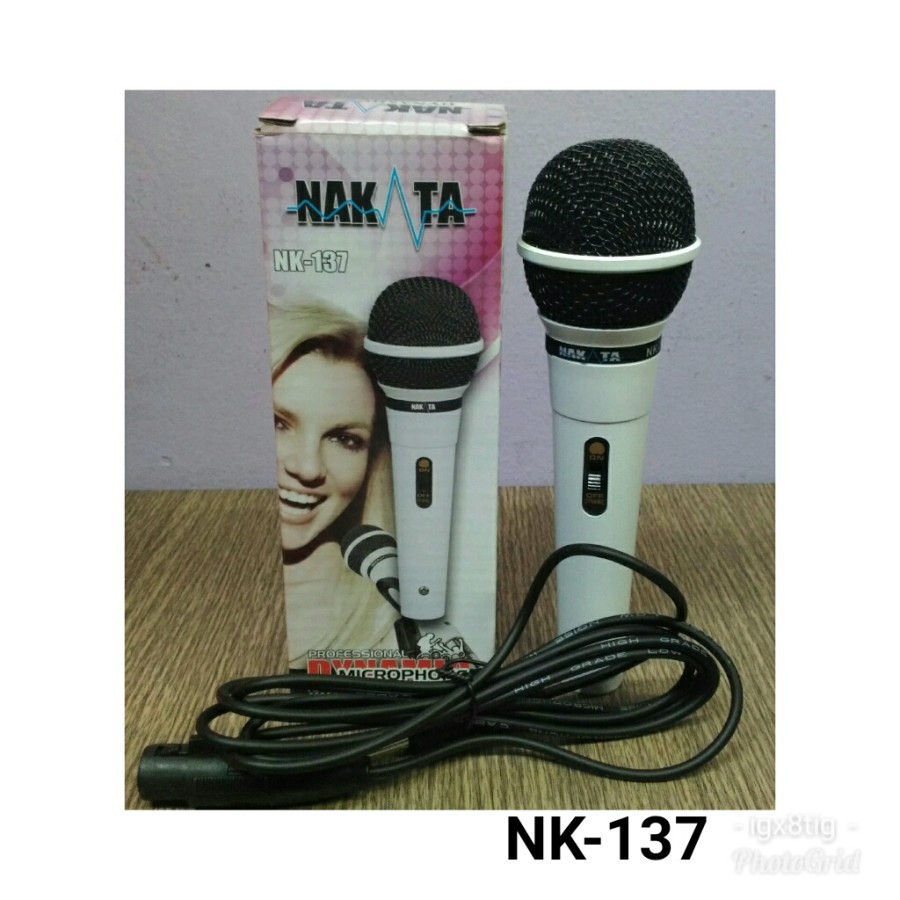 MIC KABEL NAKATA NK-137 MICROPHONE PROFESIONAL