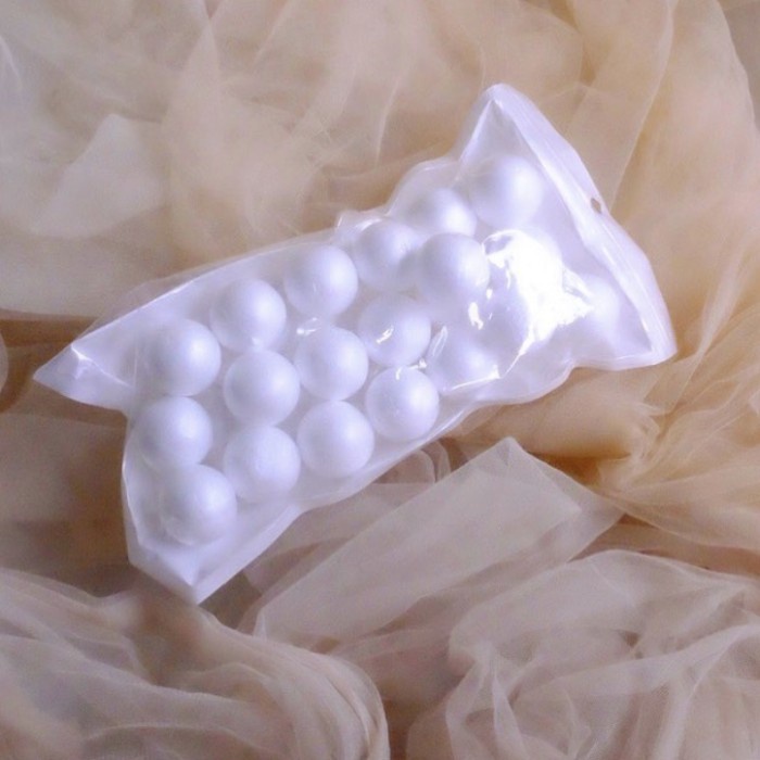 

(DISKON TERMURAH) Styrofoam Ball (20pcs) - 2cm