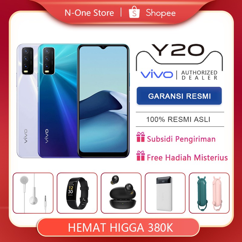 Vivo Y20 3GB/64GB hp murah Terbaru 2020 handphone murah