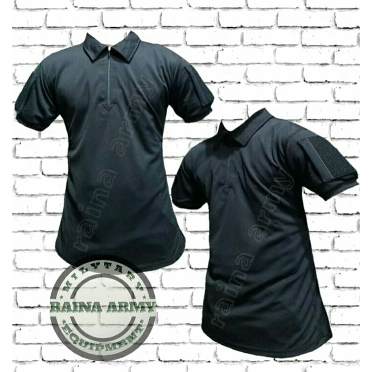 kaos bdu dryfit kaos tactical bdu jersey dryfit wangki premium lengan pendek hitam