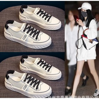 NS7048 SEPATU  SNEAKERS TALI FASHION WANITA IMPORT 