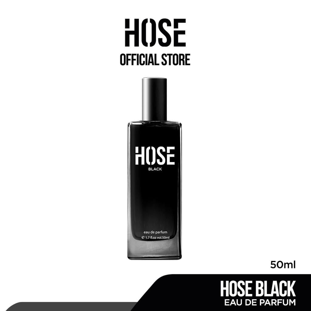 Eau De Parfume Pria Hose EDP Black 50 ml ORIGINAL 100% Pinkberry Parfum Freash segar tahan lama Aroma laki laki BPOM HALAL