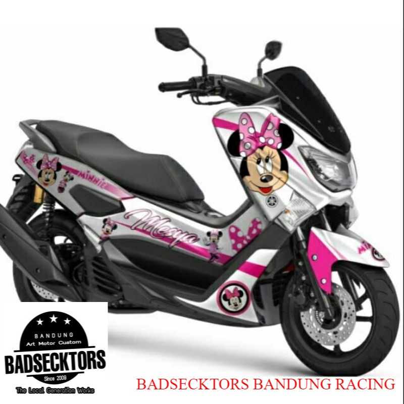 Decals Yamah Nmax 155 Motif Mickey Mouse keren