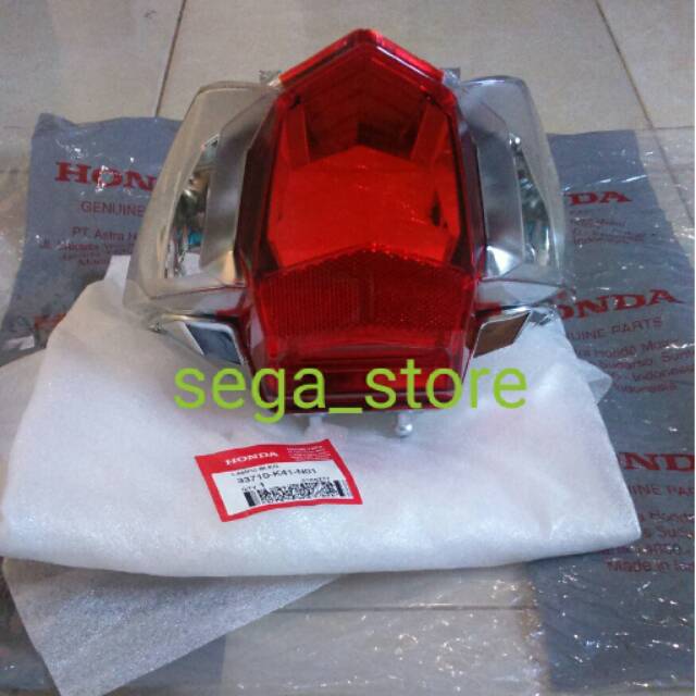 Stoplamp / lampu belakang honda new supra x 125 fi ori original AHM 33710-K41-N01