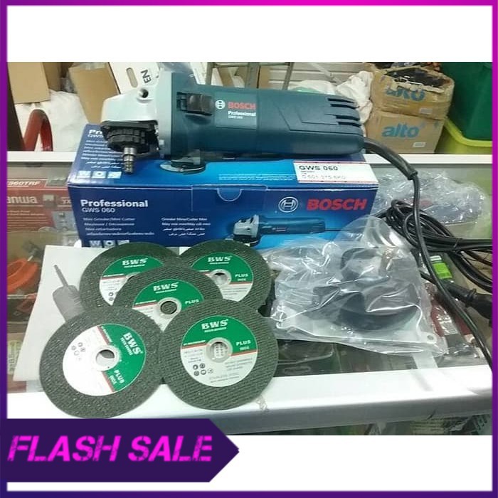 PROMO    MESIN GERINDA TANGAN BOSCH GWS 060 MESIN GURINDA BOSCH GWS060