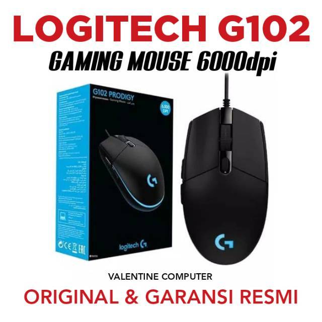 LOGITECH G102 GAMING MOUSE