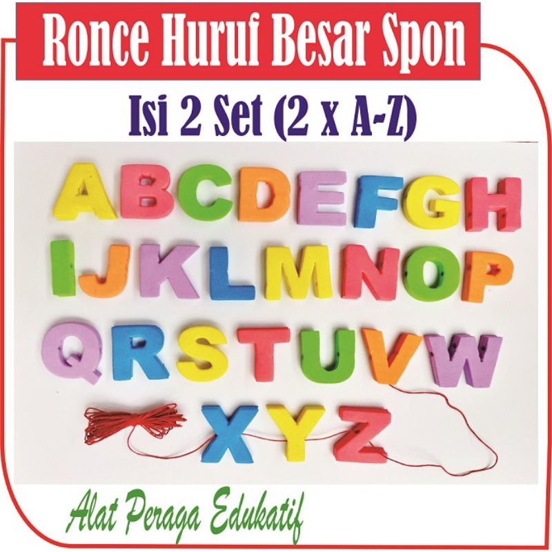 Ronce Huruf Besar Spon Isi 2 Set