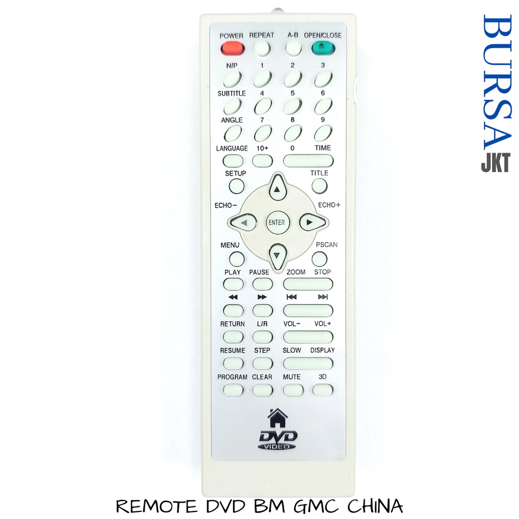 REMOTE DVD BM PUTIH MULTI 100IN1 CHINA HIJAU KAWACHI GMC CRISTAL