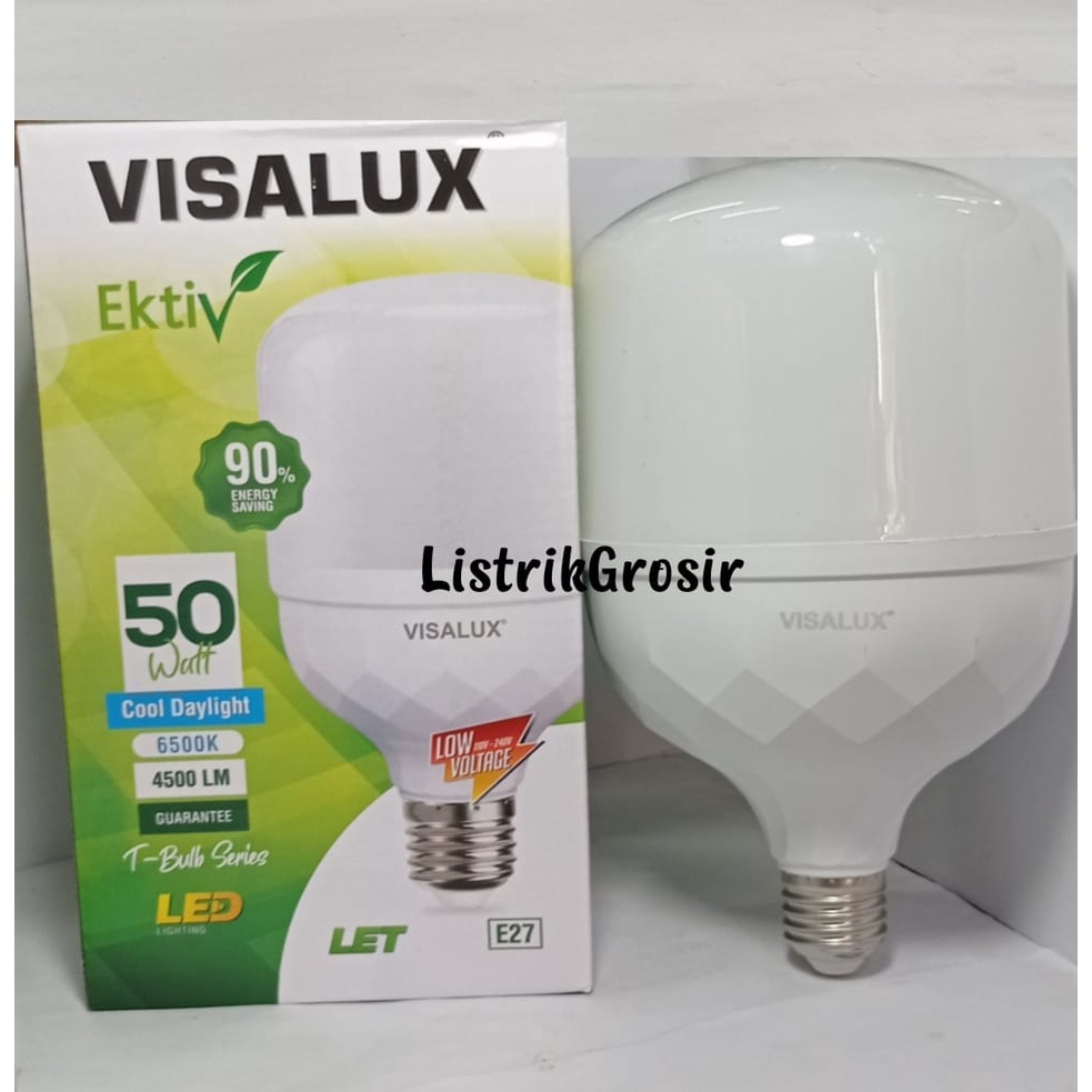 Lampu Led Visalux Ektiv 50w Putih Bergaransi Grosir