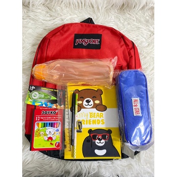

(TERLARIS) Paket alat tulis tas tempat makan botol air set lengkap - PAKET TAS B