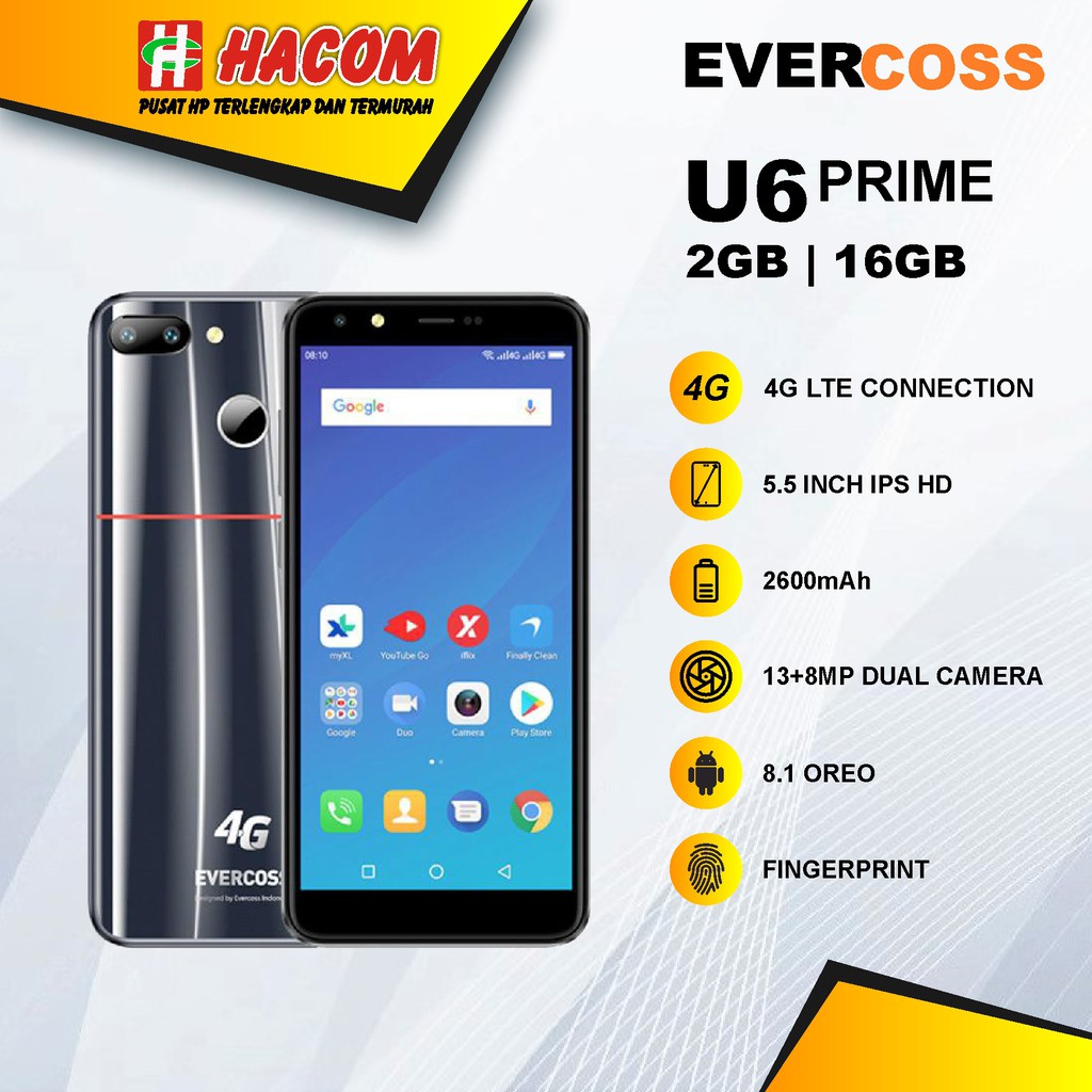 Evercoss U6 PRIME Xtream 1 Prime Shopee Indonesia