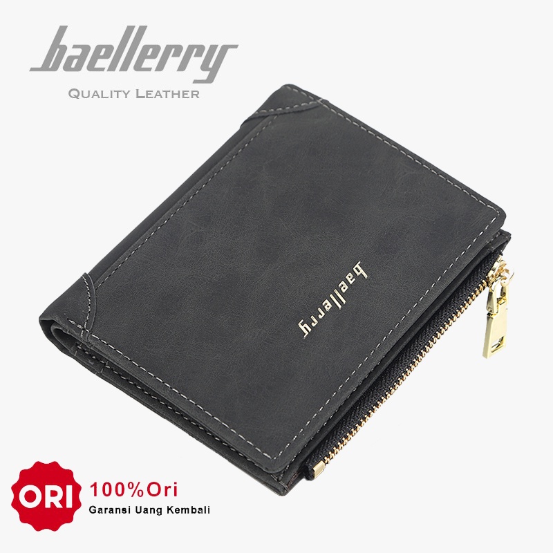 BAELLERRY DR051 Dompet Pria Bahan Kulit PU Leather Premium WATCHKITE WKOS