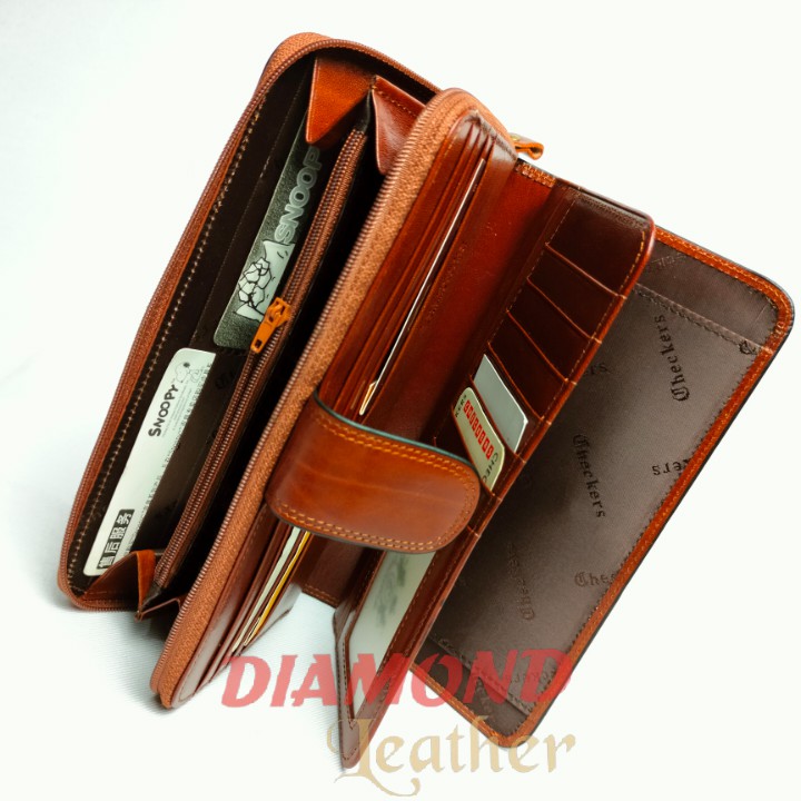 Checkers Asli Dompet Kulit Panjang Impor CK 65