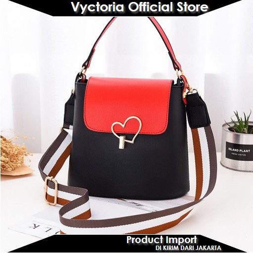 (BISA COD) Vyctoria VOS9999 Tas Selempang Wanita Fashion Bag Cewek Stylish Cantik Import JT9999 9999