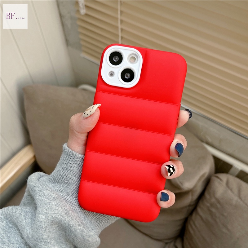 (2 In 1) Casing Softcase Tpu Iphone 13 12 11 Pro Max X Xr Xs Xsmax 7plus 13mini Warna Putih