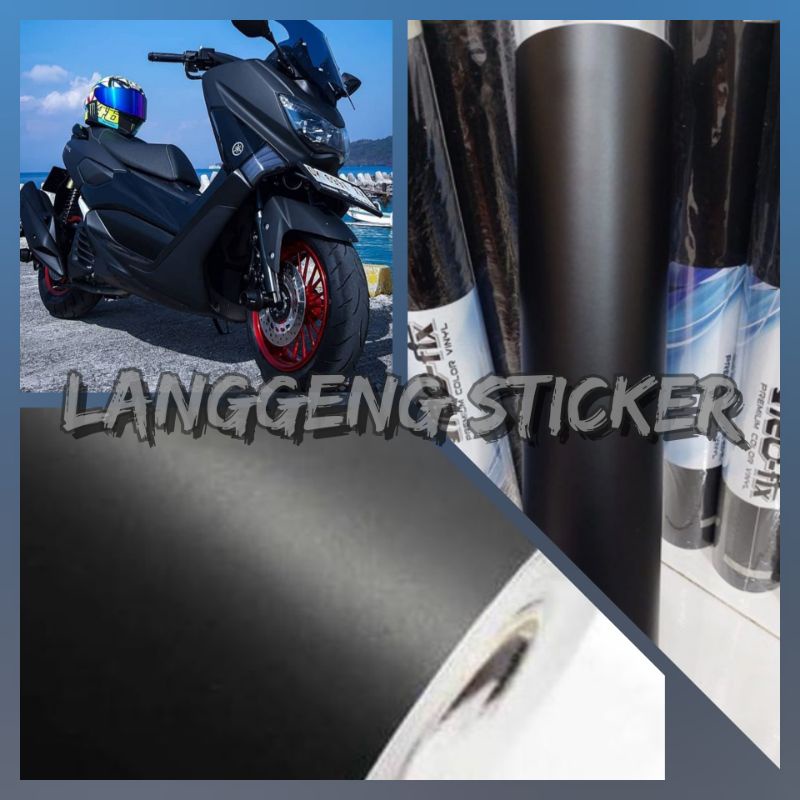 Stiker Skotlet Motor Hitam Doff Skotlet Hitam Skotlet Doff Hitam Skotlet Motor Warna Hitam